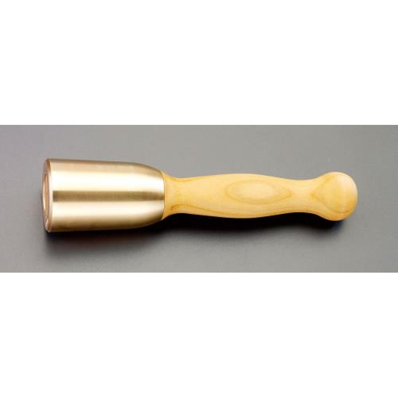 エスコ EA588HH-1 φ47x190mm/450g木槌(真鍮製) 1個（ご注文単位1個）【直送品】