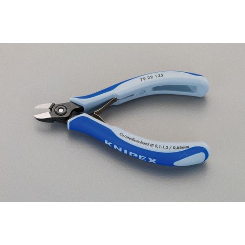 エスコ EA535kg-4 125mm精密用ニッパー(グリップ・バネ付) 1個（ご注文単位1個）【直送品】