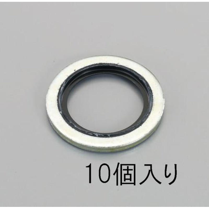 エスコ EA423MW-22 M22シールワッシャー(10個) 1個（ご注文単位1個）【直送品】