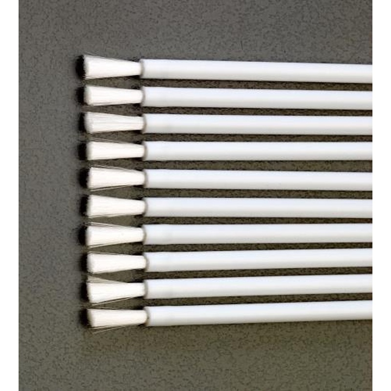 エスコ EA109MJ-120 10本組補修用パイプ筆(ナイロン毛) 1個（ご注文単位1個）【直送品】