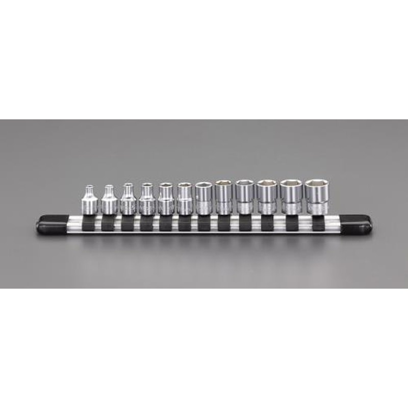 エスコ EA618HK 1/4”DRソケットセット 1個（ご注文単位1個）【直送品】