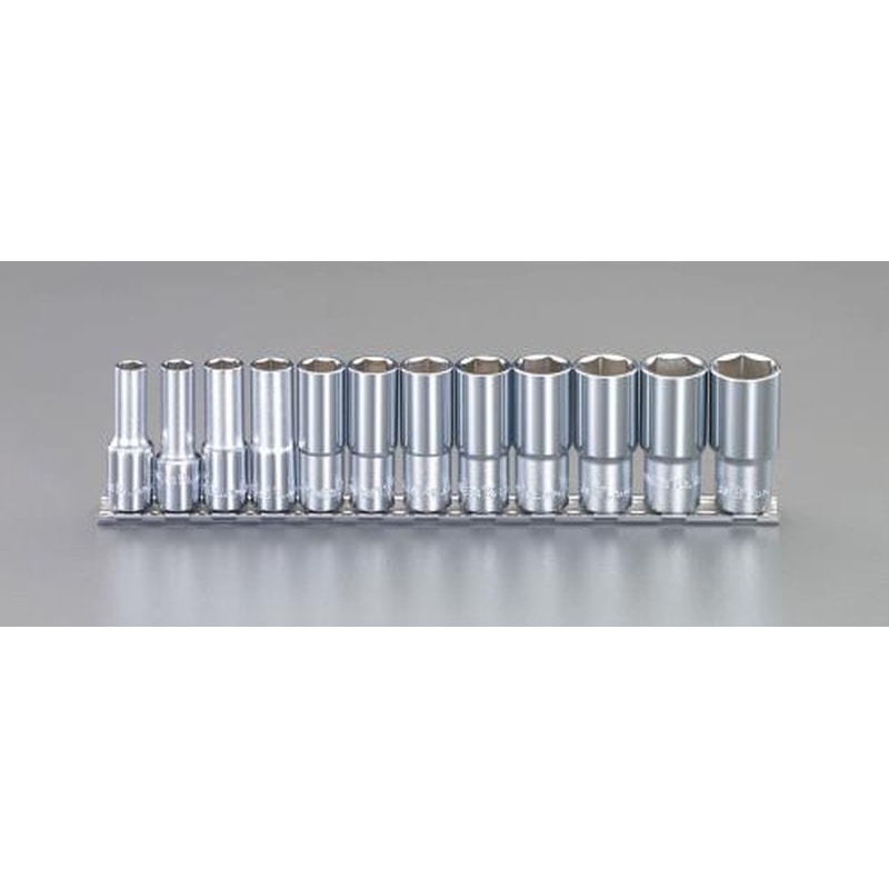 エスコ EA618JL-100 3/8”DRディープソケットセット 1個（ご注文単位1個）【直送品】