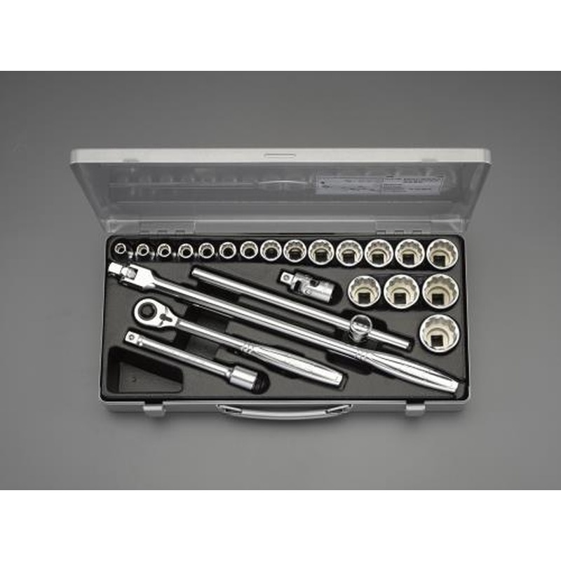 エスコ EA618K-1 1/2”DRソケットレンチセット 1個（ご注文単位1個）【直送品】