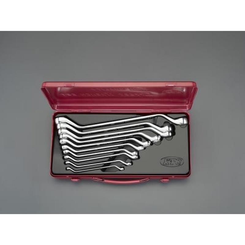 エスコ EA616DF-2 10本組/5.5-27mm両口めがねレンチ 1個（ご注文単位1個）【直送品】