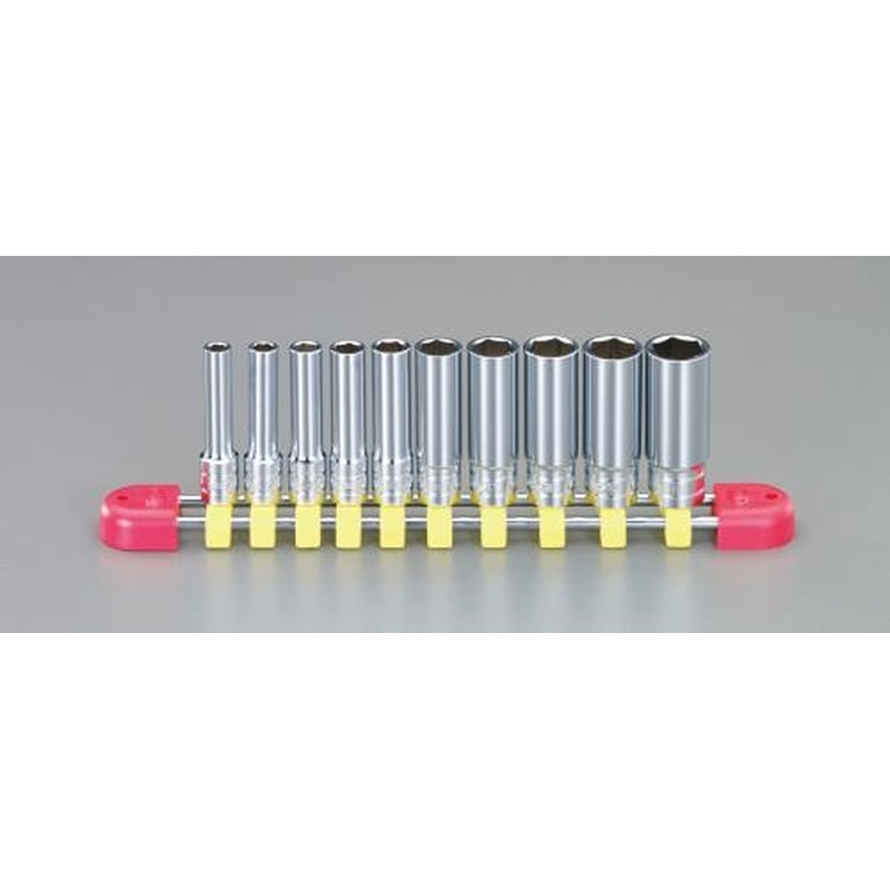 エスコ EA618NC-3 1/4”DRディープソケットセット 1個（ご注文単位1個）【直送品】