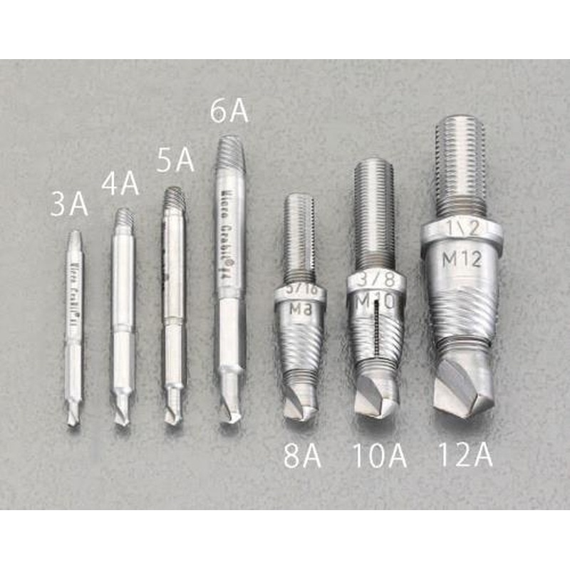 エスコ EA584A-8A M8ドリルエキストラクター(左回転) 1個（ご注文単位1個）【直送品】