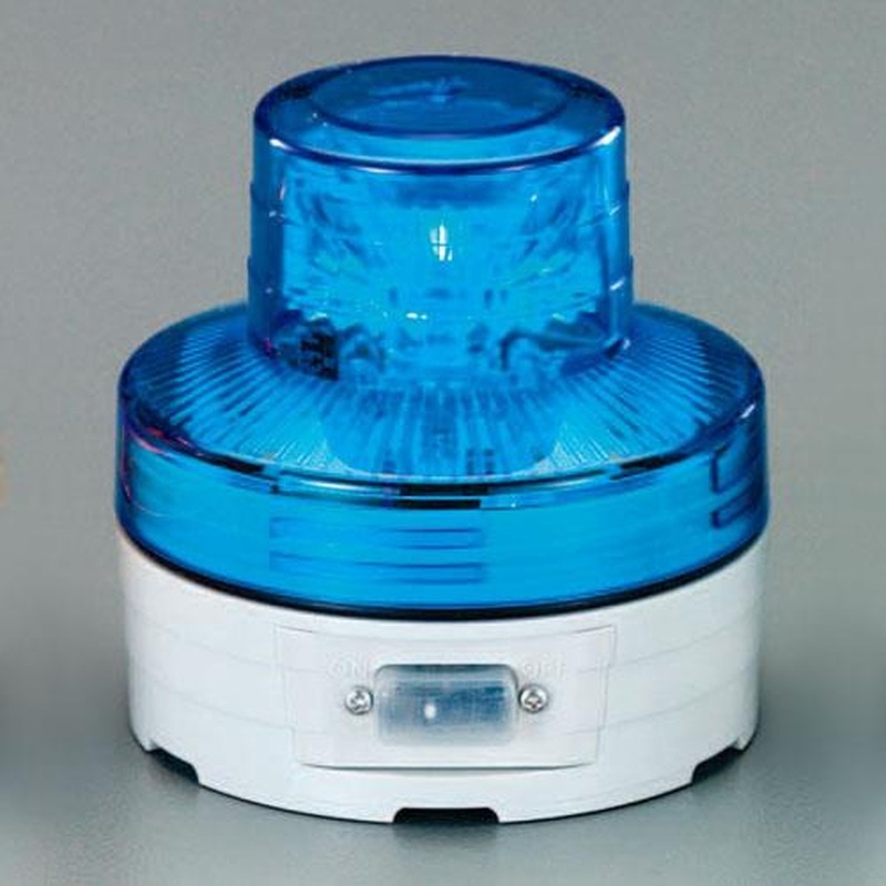 エスコ EA983FS-303[単3x2本]LED回転灯(青色) 1個（ご注文単位1個）【直送品】