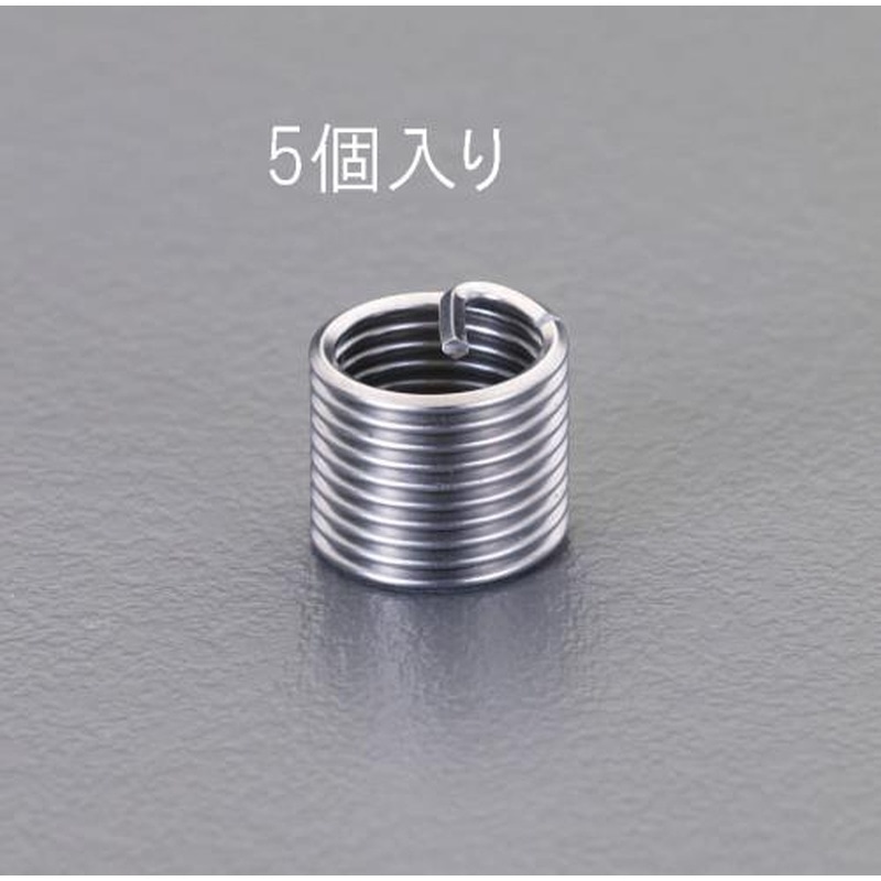 エスコ EA949VD-16S M16-2.0x16mmリコイルインサートネジ(並目/5コ) 1個（ご注文単位1個）【直送品】