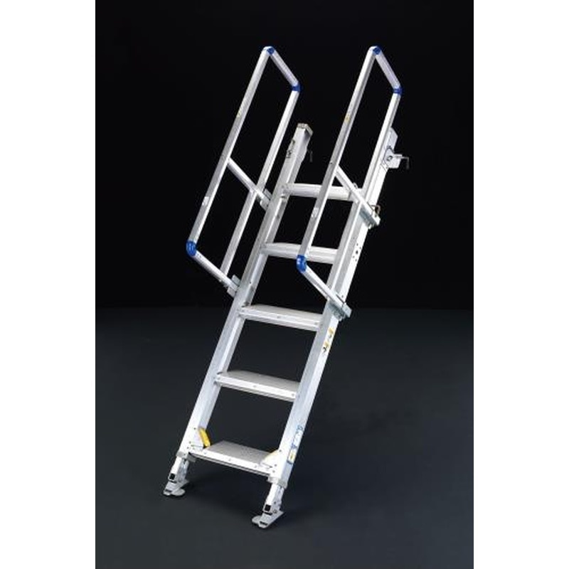 エスコ EA902XD 1.388-1.628mトラック昇降タラップ(アルミ製) 1個（ご注文単位1個）【直送品】