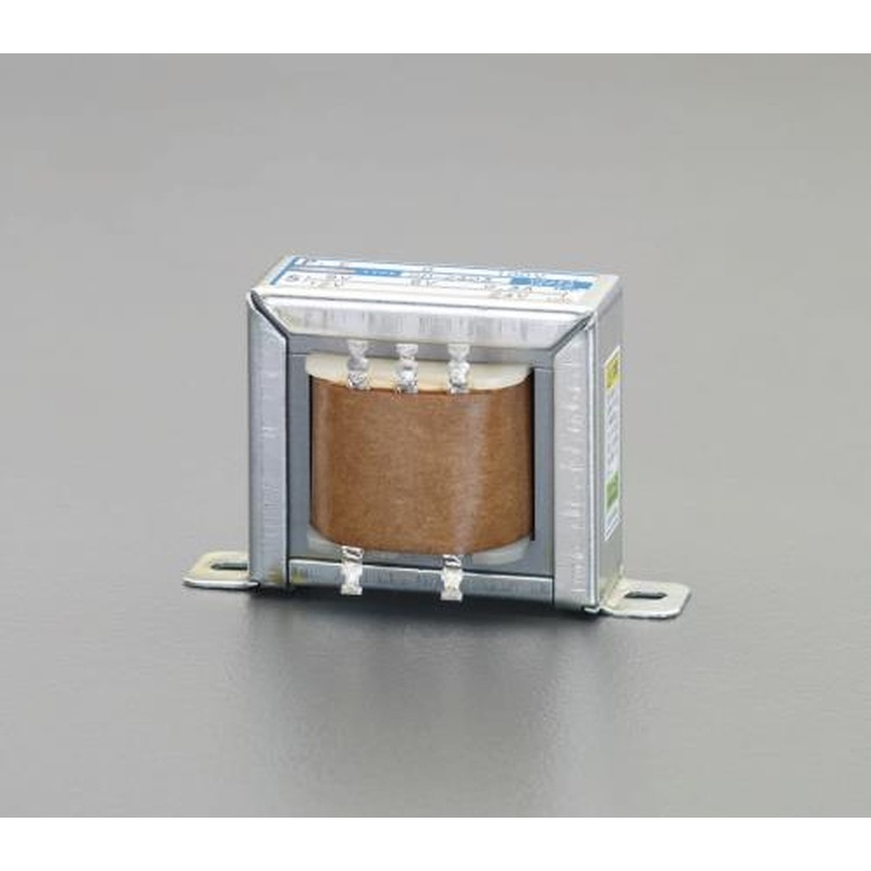 エスコ EA815ZY-43 1.0A/100V・110Vダウントランス(保護シールド付) 1個(ご注文単位1個)【直送品】