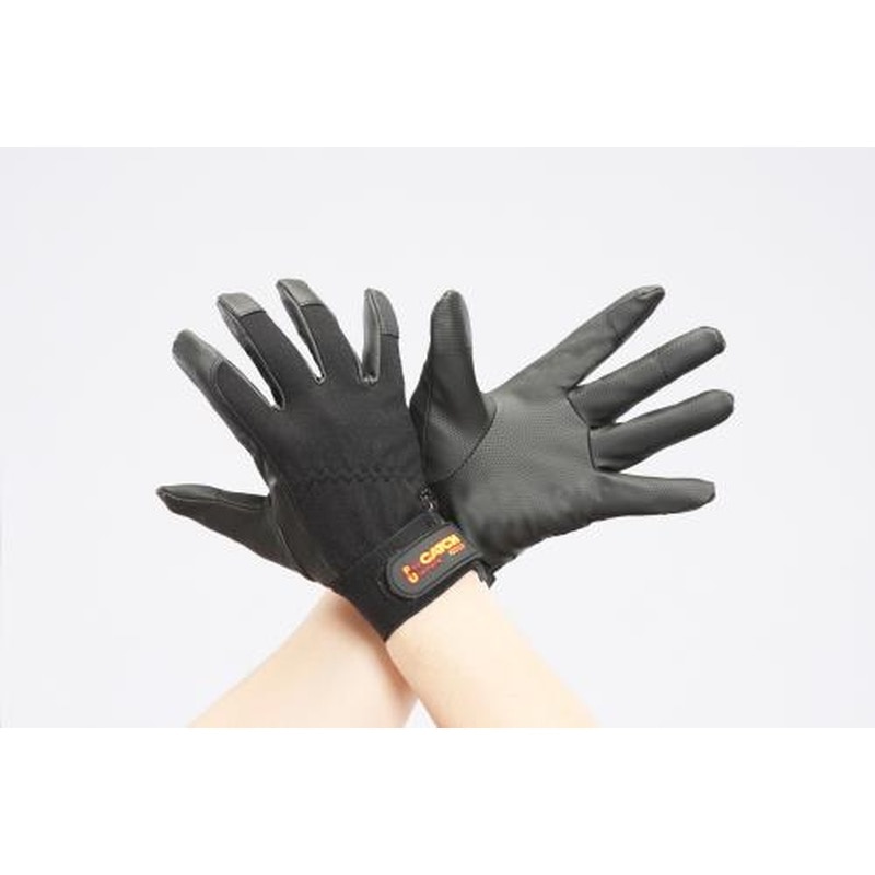エスコ EA353BG-83[LL]手袋(ポリウレタン/黒) 1個（ご注文単位1個）【直送品】