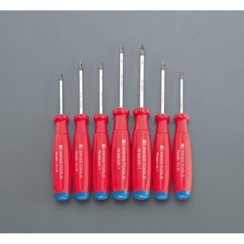 エスコ EA573MF T3-T9/7本組［Torx]ドライバー 1個（ご注文単位1個）【直送品】