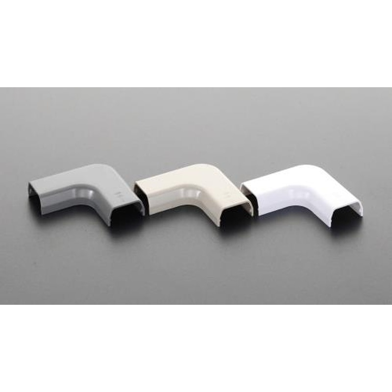 エスコ EA947HM-108F 29x60mmモールコーナー(プラスチック/ベージュ/2個) 1個(ご注文単位1個)【直送品】