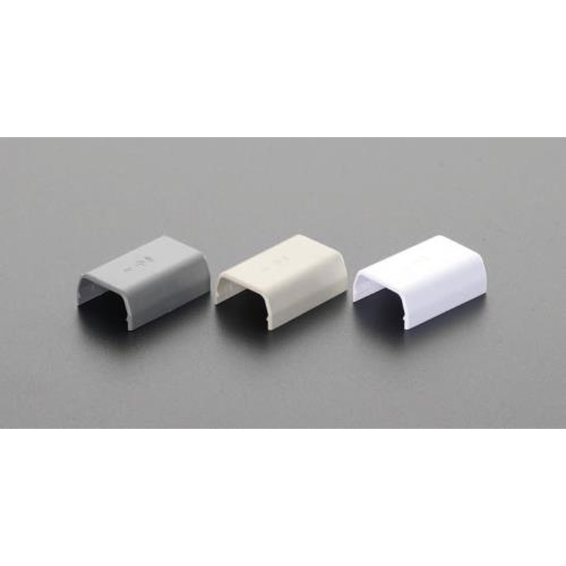 エスコ EA947HM-112D 21mmモール用連結(プラスチック製/白/2個) 1個（ご注文単位1個）【直送品】