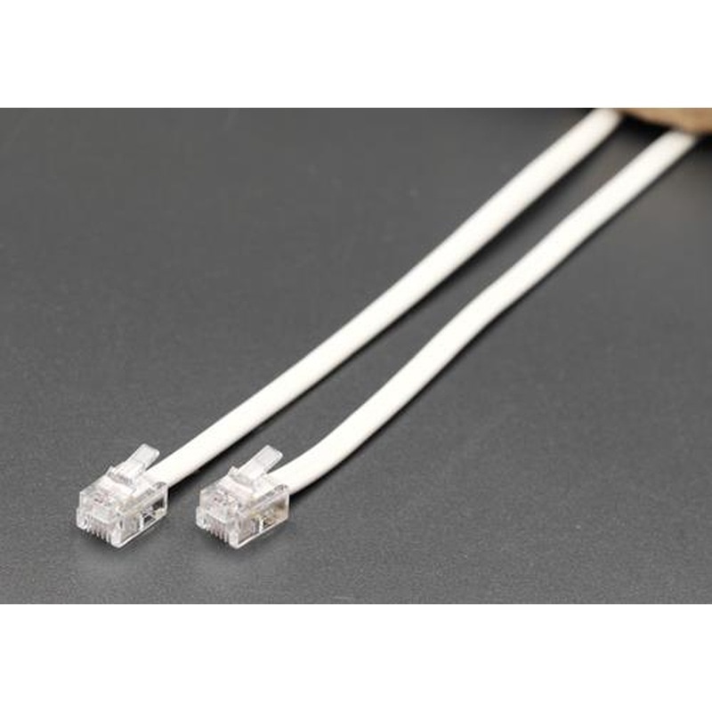 エスコ EA764CA-10 10mモジュラーコード(6極4芯) 1個（ご注文単位1個）【直送品】