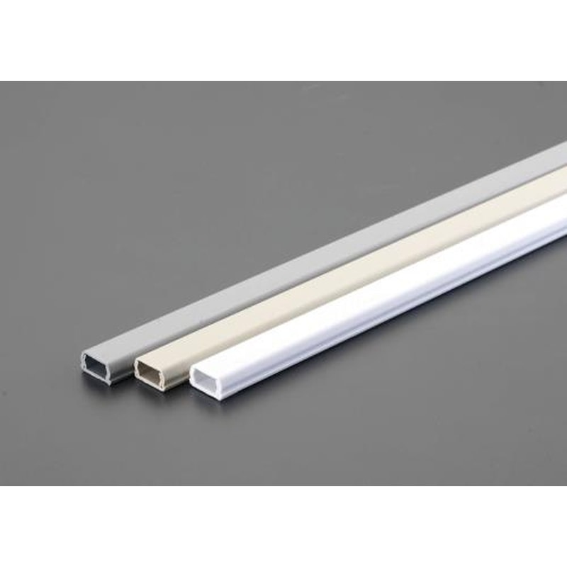 エスコ EA947HM-103 26mmx1.0mモール(プラスチック製/灰/2本) 1個（ご注文単位1個）【直送品】