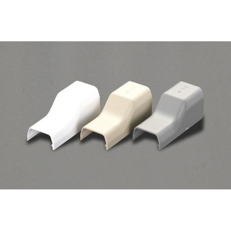 エスコ EA947HM-106J 18x40mmモール継手コーナー(プラスチック/ベージュ/2個) 1個（ご注文単位1個）【直送品】