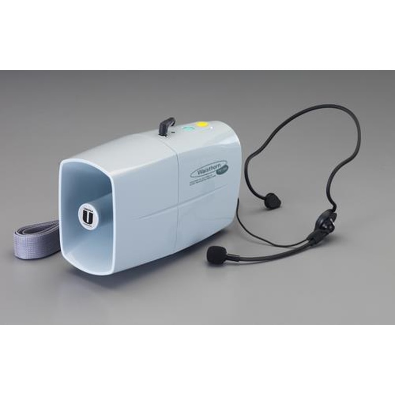 エスコ EA916X-45 3Wミニメガホン(ハンドフリー) 1個（ご注文単位1個）【直送品】
