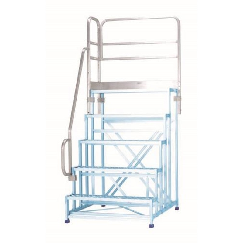 エスコ EA903BM-54 正面・左側手すり(5段用/EA903BM-5A用) 1個(ご注文単位1個)【直送品】