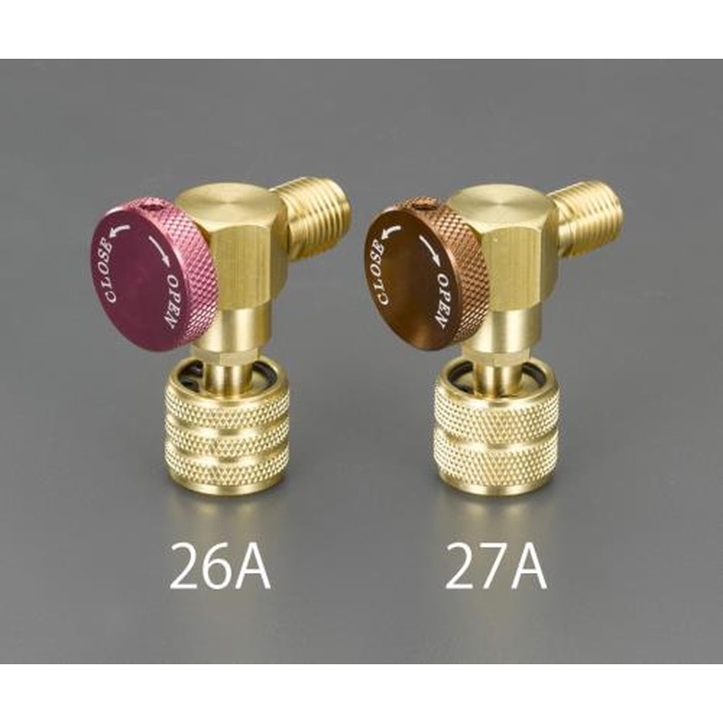 エスコ EA104AD-26A UNF1/2”-20(R410A)ミニコントロールバルブ 1個（ご注文単位1個）【直送品】