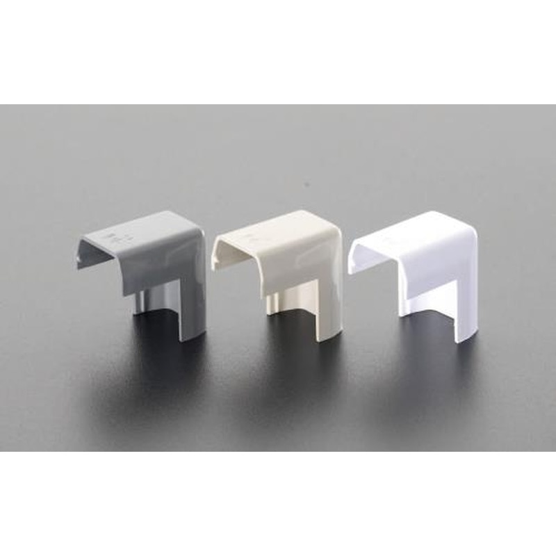 エスコ EA947HM-108G 29x35mmモール継手外曲(プラスチック/ベージュ/2個) 1個(ご注文単位1個)【直送品】