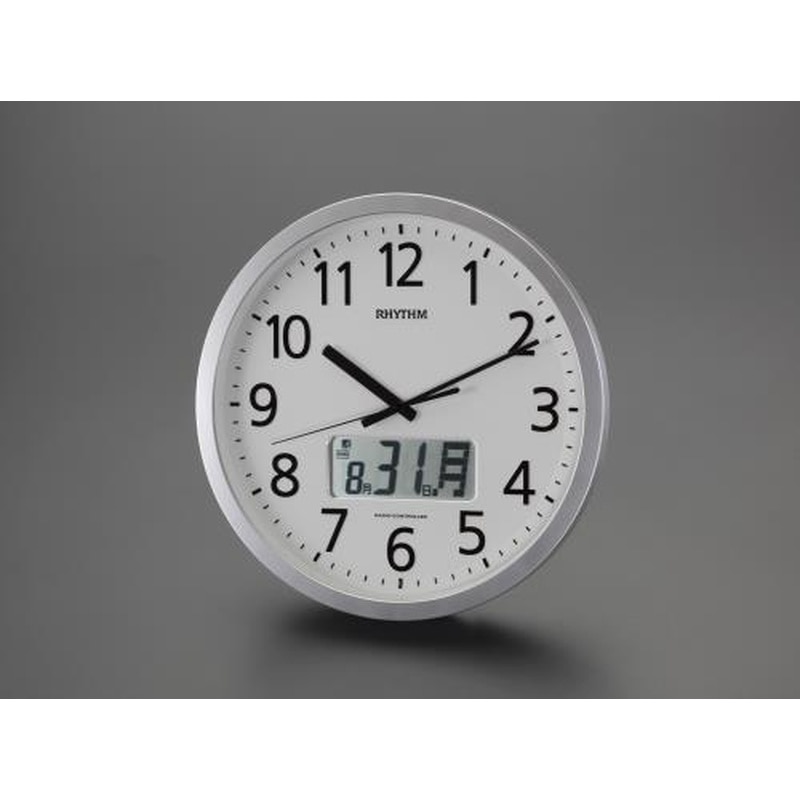 エスコ EA798CB-73B φ350mm［電波]掛時計 1個（ご注文単位1個）【直送品】