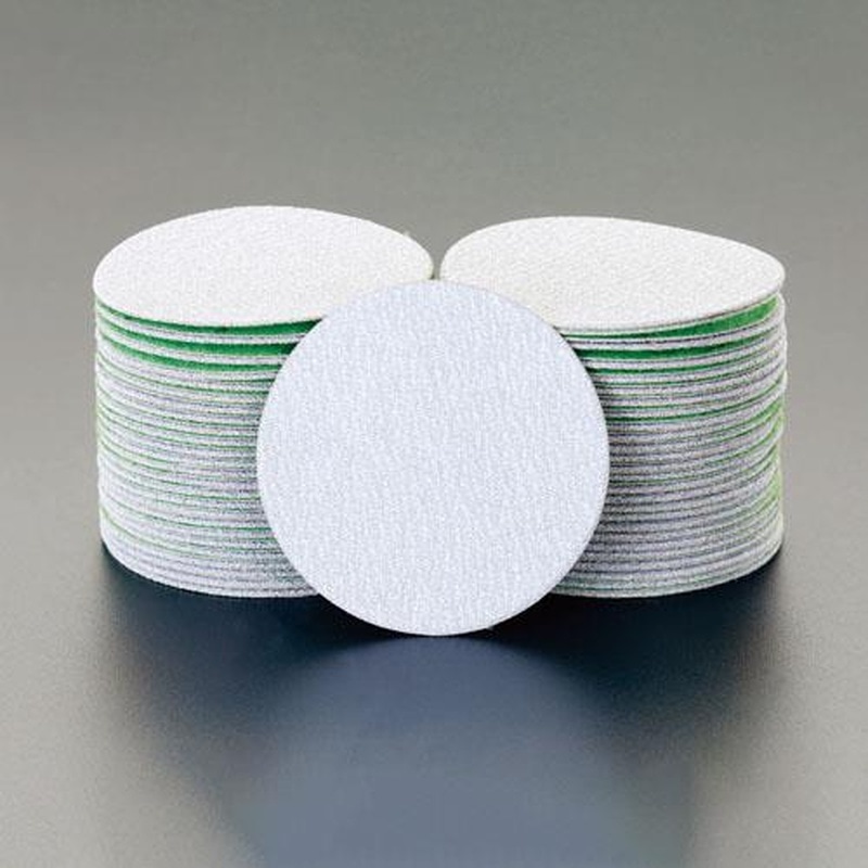 エスコ EA162KT-320 #320/75mmディスクペーパー(マジック式/100枚) 1個（ご注文単位1個）【直送品】