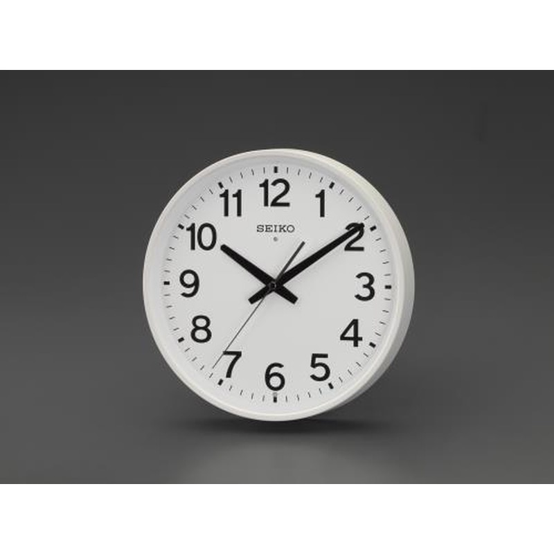 エスコ EA798CC-55A φ310mm［電波]掛時計 1個（ご注文単位1個）【直送品】