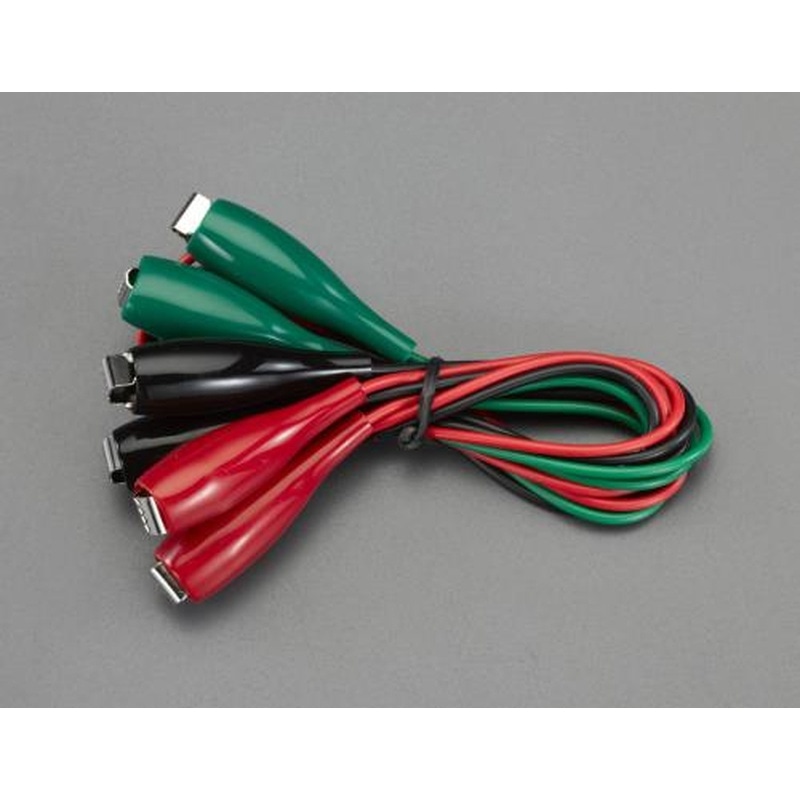 エスコ EA940DT-91 1000mm/5Aテストリード(両端バッテリークリップ) 1個（ご注文単位1個）【直送品】