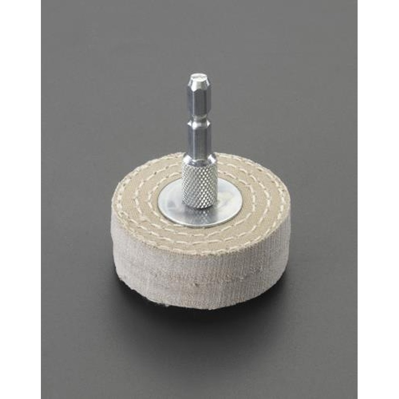 エスコ EA819AX-6 50mm軸付布バフ(6角軸) 1個（ご注文単位1個）【直送品】