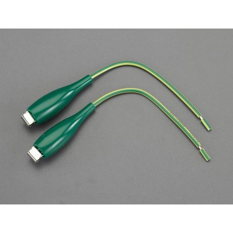 エスコ EA940DT-96 150mm/5Aテストリード(片側バッテリークリップ) 1個（ご注文単位1個）【直送品】