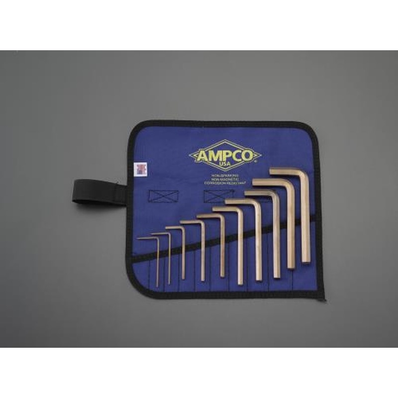 エスコ EA642LS-110 10本組六角棒レンチ(メトリック・ノンスパーキング) 1個（ご注文単位1個）【直送品】