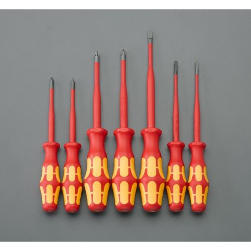 エスコ EA560WE-700 7本組絶縁ドライバー(スリム型) 1個（ご注文単位1個）【直送品】