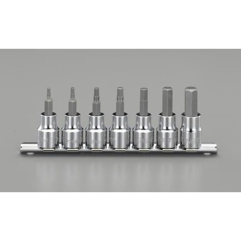 エスコ EA617DM 3/8”DR/2.5-10mm［INHEX]ビットソケット 1個（ご注文単位1個）【直送品】