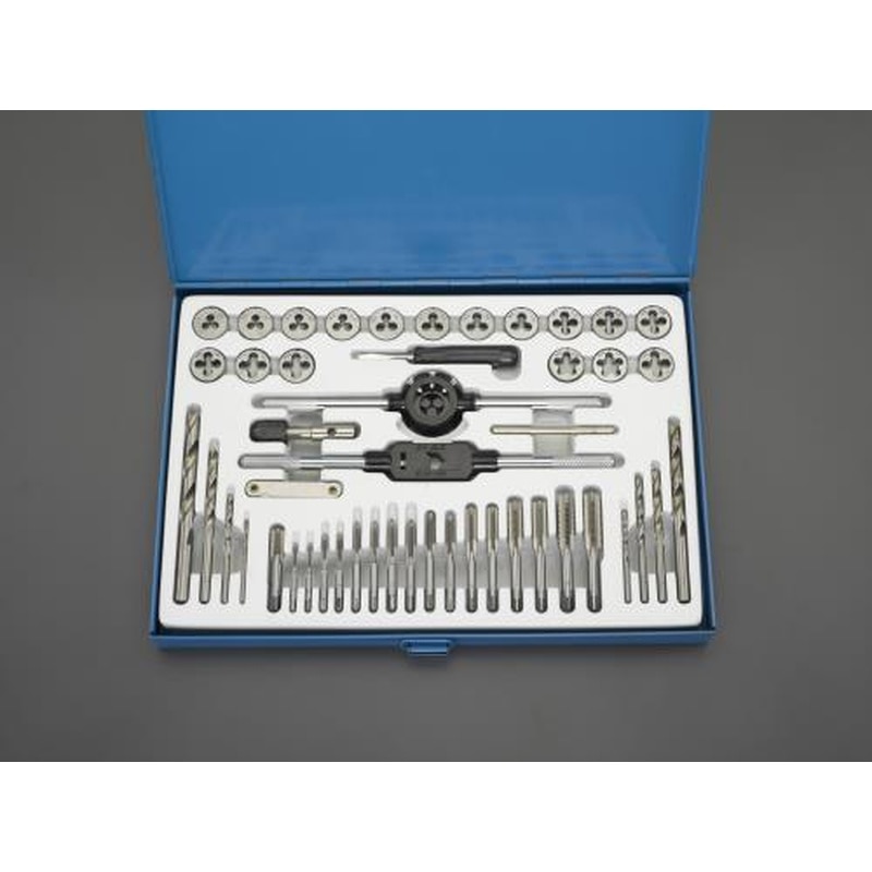 エスコ EA829VX-21 M3-M12タップダイスセット(ドリル付) 1個（ご注文単位1個）【直送品】