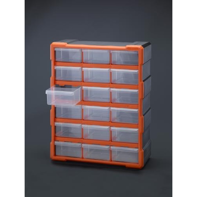 エスコ EA957CH-1 380x160x475mmパーツケース 1個（ご注文単位1個）【直送品】