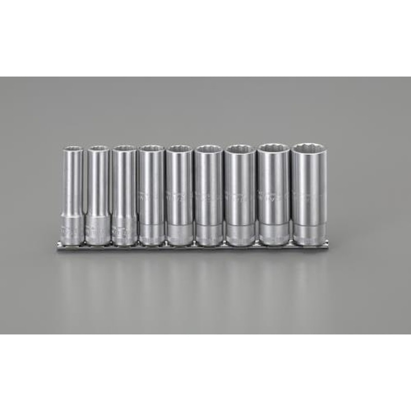 エスコ EA617ZE 1/2”DRディープソケットセット 1個（ご注文単位1個）【直送品】