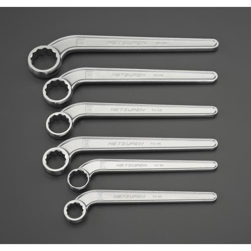 エスコ EA613NA 6本組片口めがねレンチ 1個（ご注文単位1個）【直送品】