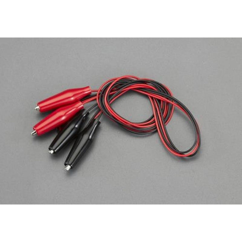 エスコ EA940DT-11 1000mm/0.1mm2テストリード(両端クリップ/2本) 1個（ご注文単位1個）【直送品】