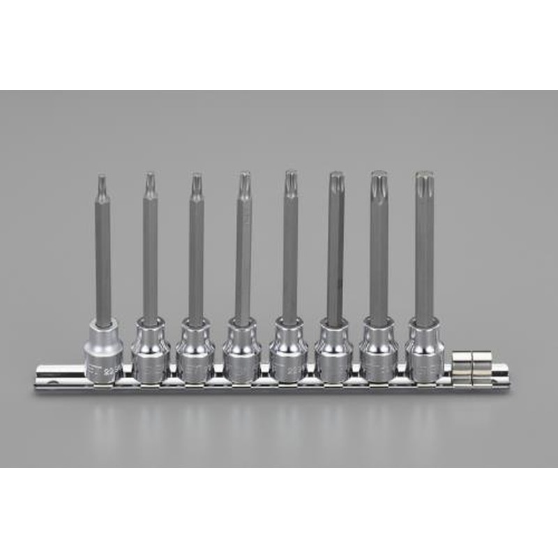 エスコ EA617DM-600 3/8”DR/8個組［Hexlobe]ロングビットソケット 1個（ご注文単位1個）【直送品】