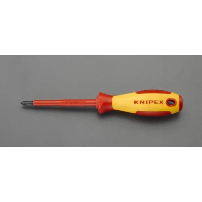 エスコ EA560KB-1 #1x80mm［＋]ドライバー(絶縁) 1個（ご注文単位1個）【直送品】