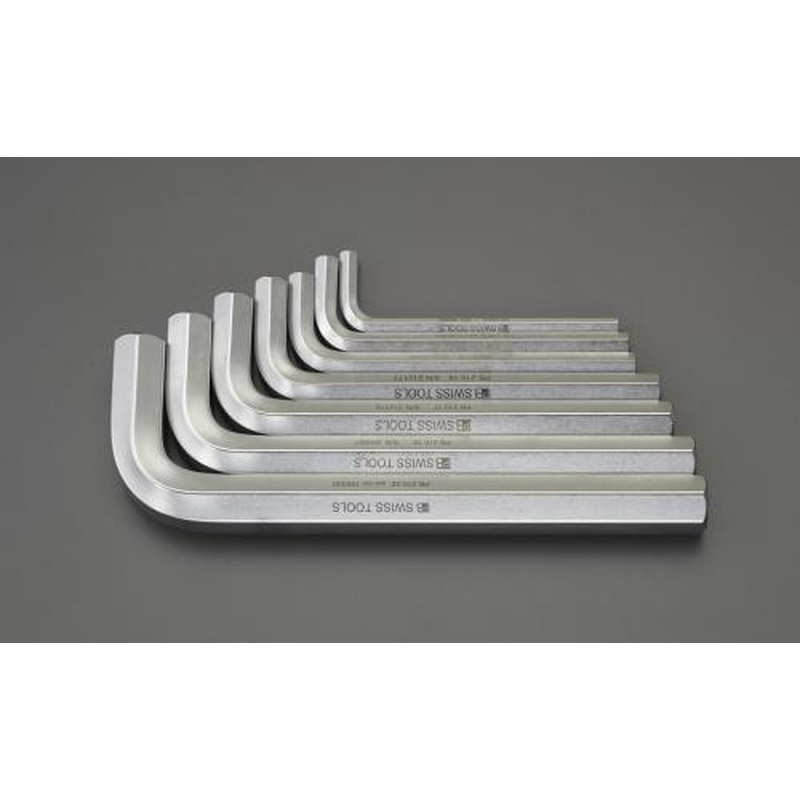 エスコ EA573-70S 8.0-22mm/7本組［Hexagon]キーレンチ 1個（ご注文単位1個）【直送品】