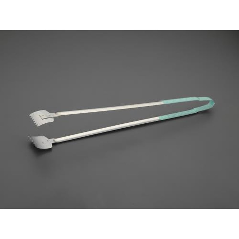 エスコ EA595K-41 600mm清掃用トング(ステンレス製/ギザ付) 1個（ご注文単位1個）【直送品】