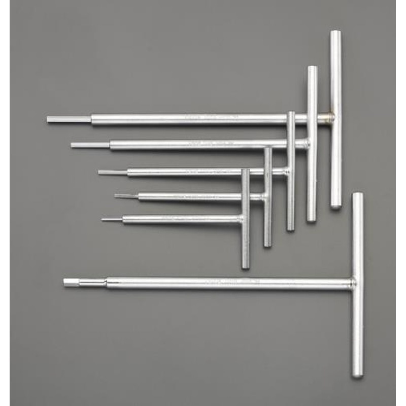 エスコ EA573BX 2.5-8.0mm/6本組［Hexagon]T型レンチ 1個（ご注文単位1個）【直送品】