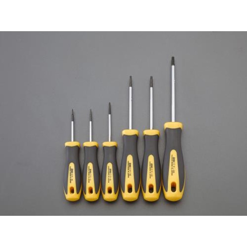 エスコ EA573kg-60 6本組［Hexlobe]ドライバー 1個（ご注文単位1個）【直送品】