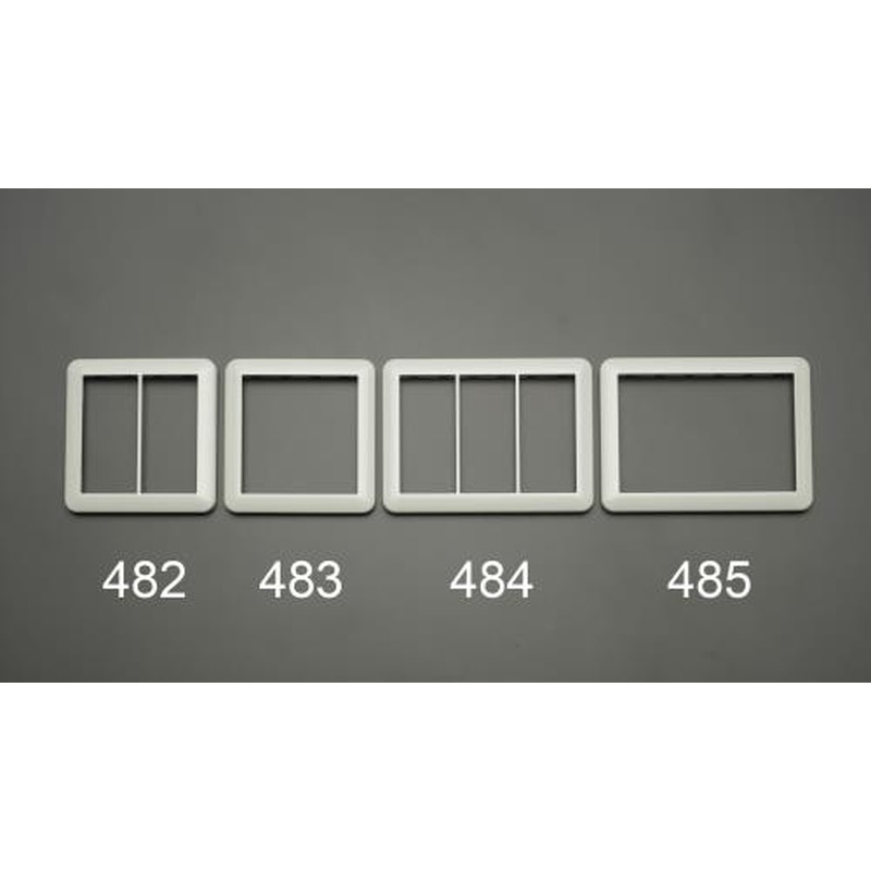エスコ EA940CD-482[2連用]スイッチプレート 1個（ご注文単位1個）【直送品】