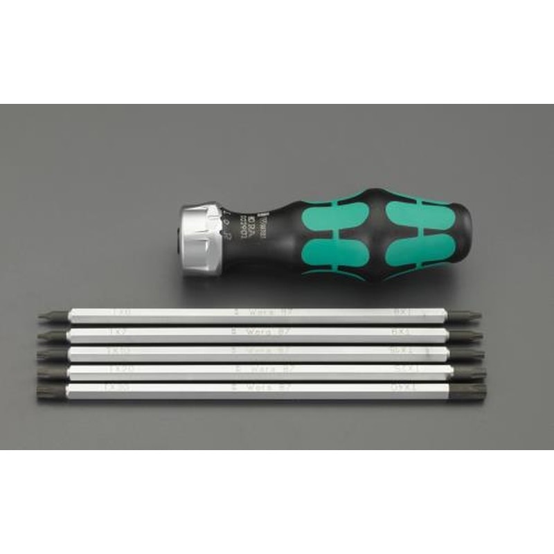 エスコ EA564AR-3[Torx]ドライバー(差替・ラチェット式) 1個（ご注文単位1個）【直送品】