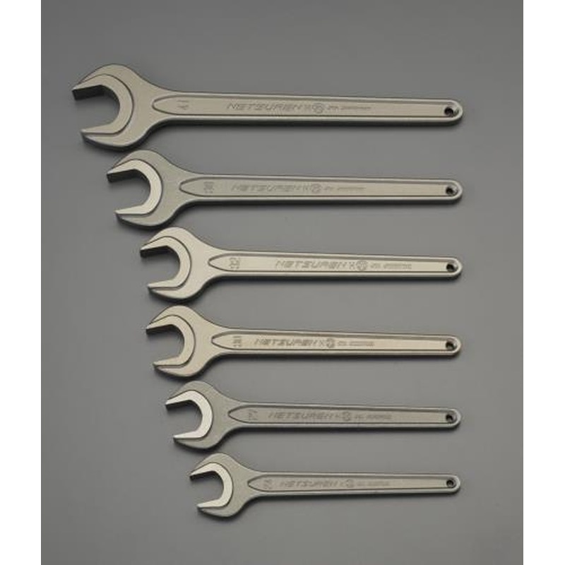 エスコ EA613NB 6本組片口スパナ(強力型) 1個（ご注文単位1個）【直送品】