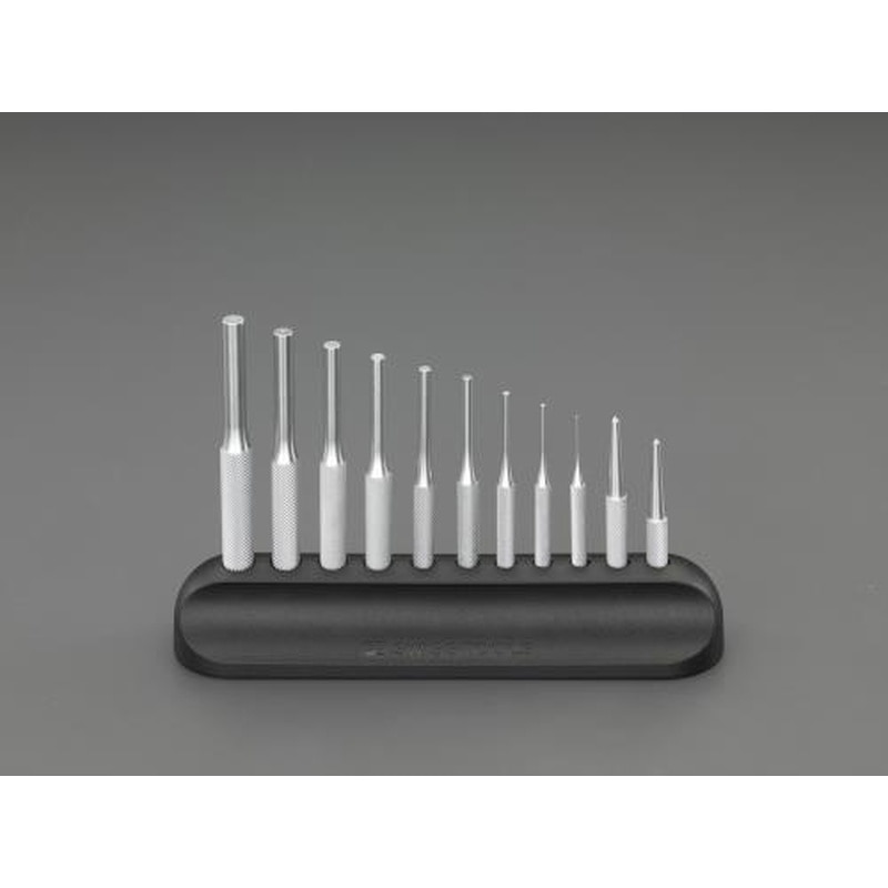 エスコ EA572AD-100 1.0-9.0mm/11本組平行ピンポンチ(センターポンチ付) 1個（ご注文単位1個）【直送品】