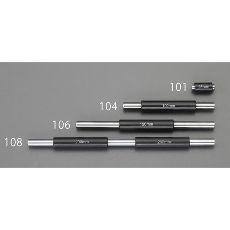 エスコ EA725E-104 100-125mmマイクロメーター基準棒 1個(ご注文単位1個)【直送品】